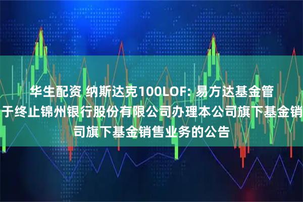 华生配资 纳斯达克100LOF: 易方达基金管理有限公司关于终止锦州银行股份有限公司办理本公司旗下基金销售业务的公告